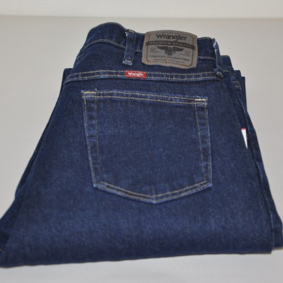 Wrangler Regular Flex Comfort Men's Blue Jeans Size 36 x 34 - Picture 11 of 11